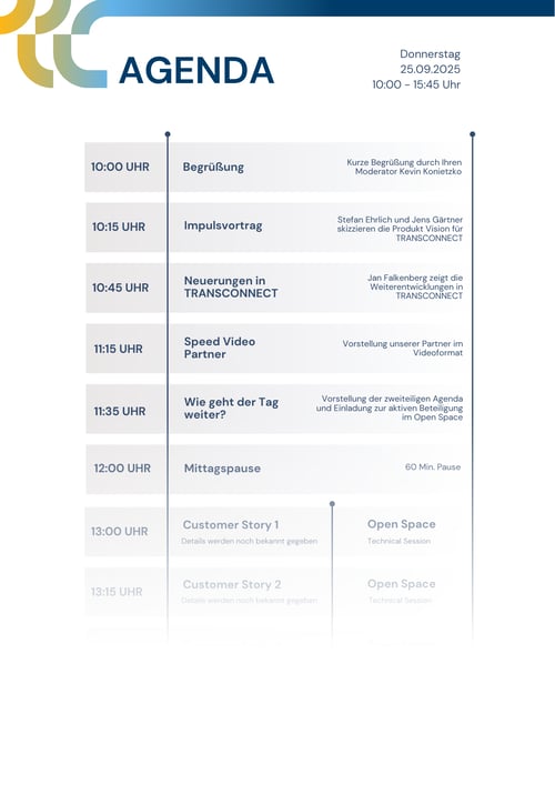 BID 2025 Agenda Auszug